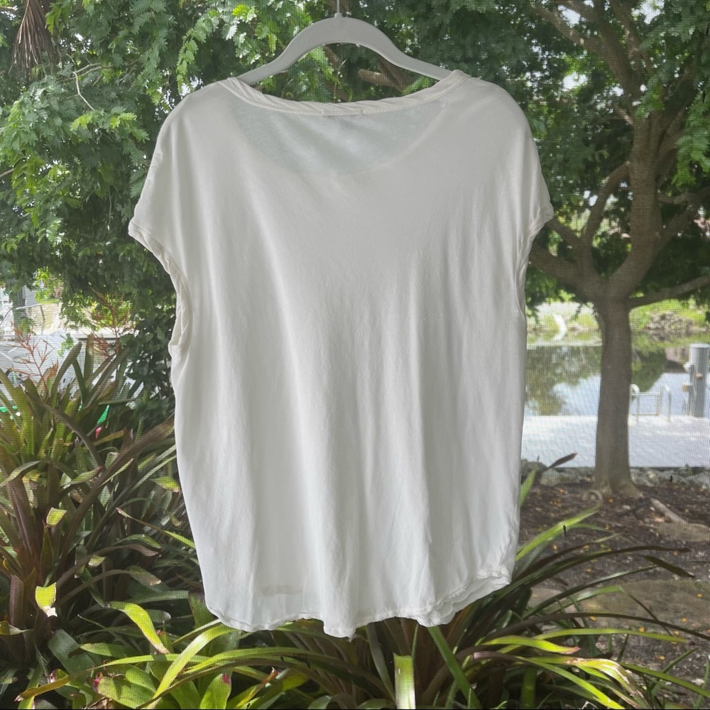James Perse Circular Shell Top - Picture 2 of 4